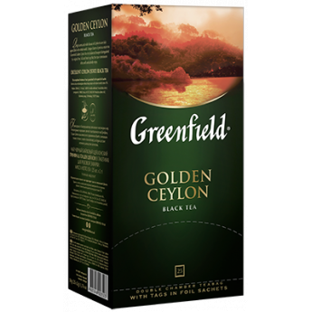 Tè nero "Greenfield - Golden Ceylon" (25x2g)
