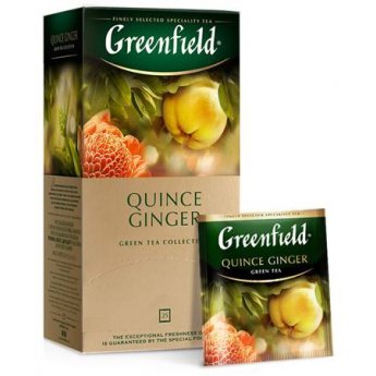 Чай "Greenfield - Quince Ginger" с ароматом японской айвы, имбирем (25Stx1,5g)