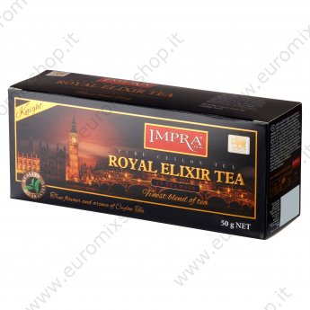 Tè "Impra - Royal Elixir" nero in busta (25 confezioni da 50 g)