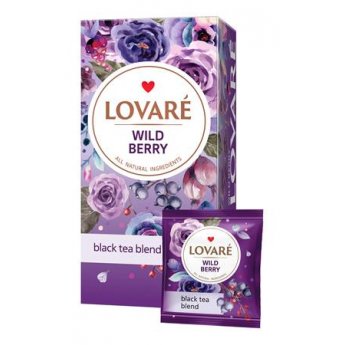 Tè "Lovare-Barry Jam" Miscela di frutta e bacche e tè ai fiori con aroma di frutti di bosco 24x2g) Tè "Lovare-Barry Jam" Miscela di frutta e bacche e tè ai fiori con aroma di frutti di bosco 24x2g)
