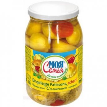 Zucchini "La mia famiglia" piccante (860 g)