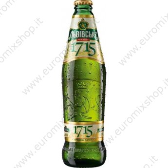 Birra  "Lvivske 1715" chiara  Alc. 4,7% (0,45L)