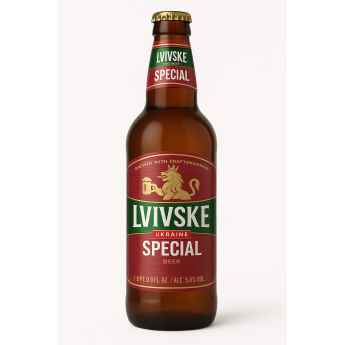 Birra "Lvivske Special" chiara  Alc.8.0% (0.5l)