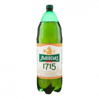 Пиво "Львовское 1715", алк.4,ч% (2.3l)