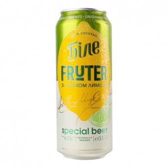 Birra "Chernigivske Bile Fruter" al limone Alc.4%,(0.5l)