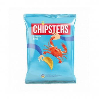 Patatine "Chipsters" al gusto di granchio (60g)