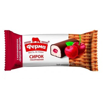 Formaggino "Ferma" glassato con amarena  23% (36g)