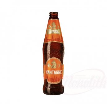 Birra chiara"LVIVSKE"Lev Yantarne Alc.4,8%, (0,5L )