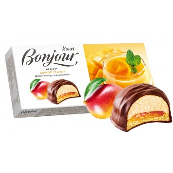 Desert "Bonjour" con gusto di mango (232g)