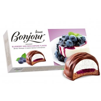 Desert "Bonjour" Mirtillo nero con mascarpone (232g)