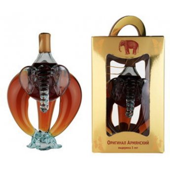 Brandy armeno"Mercur Elefante", Alc.40% (0,5L) Brandy armeno"Mercur Elefante", Alc.40% (0,5L)