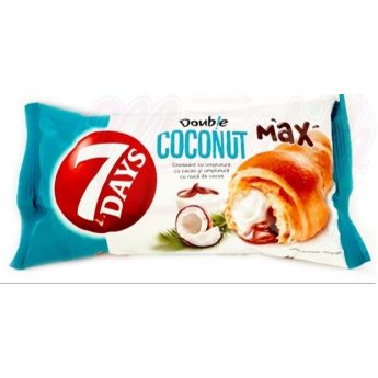 Cornetto "7DAYS" con doppia crema, cacao e cocco (80g) Cornetto "7DAYS" con doppia crema, cacao e cocco (80g)