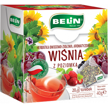 Tè "Belin" con amarena e fragoline (40g)