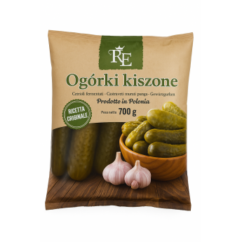 Cetrioli "RE Ogorki kiszone" fermentati  (500g)