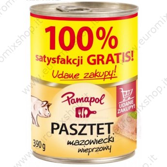 Pate "Pamapol Mazowiecki" di maiale (390g)