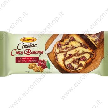 Пирог "Cozonac" из орехов и цукатов из вишни (550g)