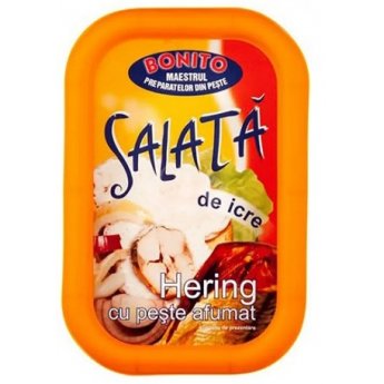 Insalata "Bonito" di caviale di aringhe affumicate (150g)