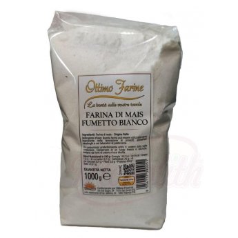 Farina di mais "Fumetto bianco",1kg Ottimo Farine
