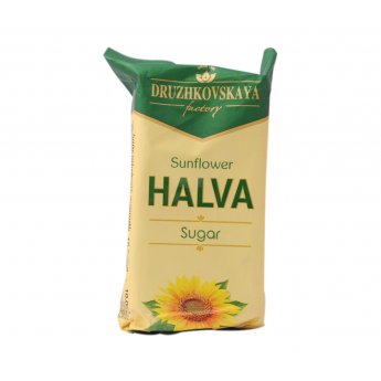 Halva "DRUZHKOVSKAYA" di girasole (350g) Halva "DRUZHKOVSKAYA" di girasole (350g)