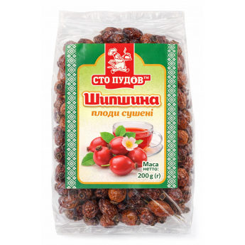 Bacche di rosa canina essicate "100 PUDOV" (200g) Bacche di rosa canina essicate "100 PUDOV" (200g)