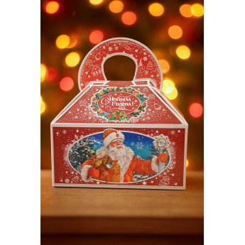 -Regalo di Capodanno "Babbo Natale con regali" caramelle 230 g