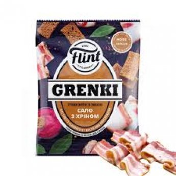 Pane di segale "Flint" al gusto di lardo e rafano (70g)
