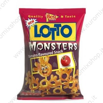 Snack "Lotto Monsters" al gusto di pomodoro (75g)