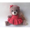Peluche lavorato a maglia "Orrsetto" 27cm Peluche lavorato a maglia "Orrsetto" 27cm