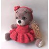 Peluche lavorato a maglia "Orrsetto" 27cm Peluche lavorato a maglia "Orrsetto" 27cm