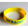 Браслет UKRAINE жовтий, силикон