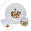 Набор детской посуды (тарелка 200 мм, салатник 360 мл, кружка 210 мл)  По щучьему велению (с пазлами