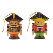 Souvenir "Schiaccianoci" 7,5-8 cm, decorato a mano