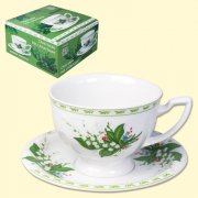 Tazza da tè con piattino