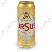 Пиво "Ursus" 5% ж/б (0,5л)