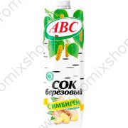 Сок "ABC" березовый с сахаром и имбирем(1л)