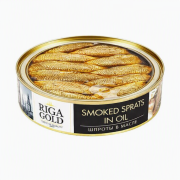 Spratti affumicati "Riga Gold" in olio (160g)