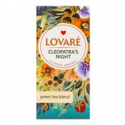 Tè "Lovare Cleopatra's Night" verde con frutti e fiori (24x2g)