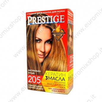 Crema-tinta resistente per capelli 205 Biondo naturale "Vip's Prestige"