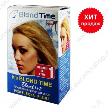 Tinta per capelli Blondor 1+2 schiarisce di 4 tonalità "Blond Time"