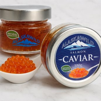 Uova di salmone "Alaska Wild" (100g) Uova di salmone "Alaska Wild" (100g)