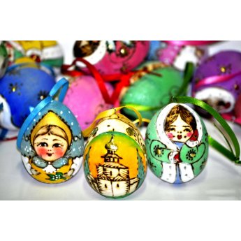 Uovo di natale colorato Uovo di natale colorato