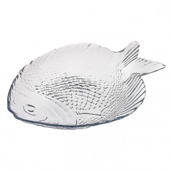 Piattino in vetro "Pesciolino" 21x15,5x3,5cm Piattino in vetro "Pesciolino" 21x15,5x3,5cm