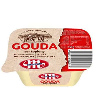 Formaggio fuso "Gouda" "Mlekovita" (150g) Formaggio fuso "Gouda" "Mlekovita" (150g)