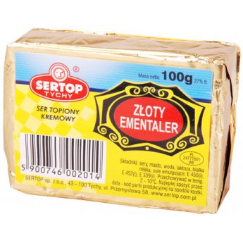 Formaggio fuso "Sertop - Ementaler" (100g) Formaggio fuso "Sertop - Ementaler" (100g)