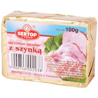 Formaggio fuso "Sertop" con prosciutto (150g)