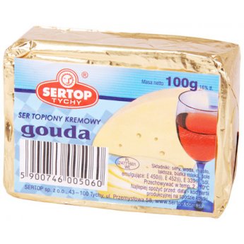 Formaggio fuso "Sertop - Gouda" (100g) Formaggio fuso "Sertop - Gouda" (100g)