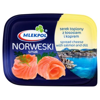 Formaggio spalmabile "Mlekpol" salmone norvegese (150g)