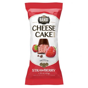 Formaggino di ricotta glassato "Bandi" gusto fragola (45g) Formaggino di ricotta glassato "Bandi" gusto fragola (45g)
