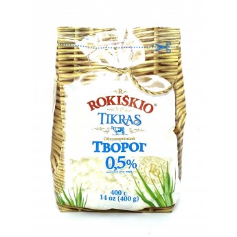 Ricotta "Tikras" 0,5% (400 g) Ricotta "Tikras" 0,5% (400 g)