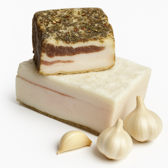 Lardo "Berger" con aglio (peso) Lardo "Berger" con aglio (peso)
